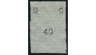 SG32. 1896 40(c.) Black. Superb fresh unused...