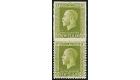 SG429b. 1915 9d Sage-green. 'Imperforate three sides (top stamp 