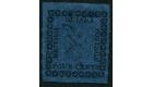 SG123. 1862 4c Black on blue. Very fine fresh mint...