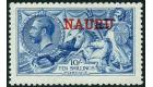 SG23d. 1916 10/- Deep bright blue. Superb fresh mint...