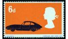 SG702a. 1966 6d Multicoloured. 'Red (Mini cars) Omitted'. Brilli