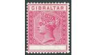 SG23b. 1889 10c Carmine. 'VALUE OMITTED'. Brilliant fresh mint..
