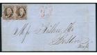 SG1. 1849 Entire from St. Louis to New York...