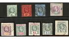 SG84a-93. 1904 Set of 9. Superb fine used...