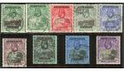 SG1-9. 1922 Set of 9. Very fine used...