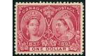 SG136. 1897 $1 Lake. Superb fresh perfectly centred mint...