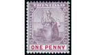 SG116. 1896 1d Dull purple and rose. Oval "O'. Superb mint...