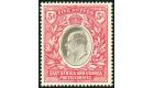 SG30. 1907 5r Grey and red. Choice superb fresh mint...