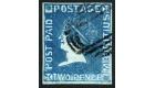 SG40. 1859 2d Deep blue. 'SHERWIN'. Superb fine used with excell