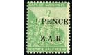SG1. 1899 '1/2 Pence' on 1/2d Green. Very fine fresh mint...