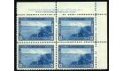 SG364. 1938 13c Blue. Brilliant U/M corner imprint sheet margina