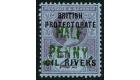 SG11. 1893 1/2d on 2 1/2d Purple/blue. Brilliant fresh mint...