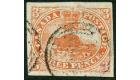 SG1. 1851 3d Red. 'Laid Paper'. Superb fine used...