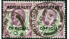 SG O103. 1903 1 1/2d Dull purple and green. Choice superb fine u