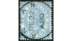 SG120b. 1867 2/- Milky blue. Brilliant fine used at 'ANNAN'...