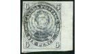 SG2. 1851 6d Slate-violet. 'Laid Paper'. Exceptional sheet margi