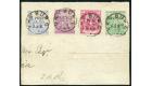 SG1-4. 1899 Set (4 values) all superb used on piece...