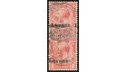 SG S2a. 1916 1d Scarlet. 'Overprint Double'. Superb fine used in