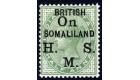 SG O1a. 1903 1/2a Yellow-green. 'BR1TISH' for 'BRITISH'. Brillia