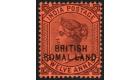 SG20c. 1903 12a Purple/red. 'SOMAL.LAND' for 'SOMALILAND'. Super