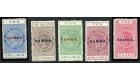 SG122-126. 1914 Set of 5. Brilliant fresh mint...
