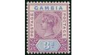 SG41a. 1898 3d Reddish purple and blue.  Malformed 'S'. Superb f