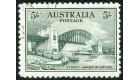 SG143. 1932 5/- Blue-green. Superb fine used...
