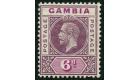 SG94a. 1912 6d Dull and bright purple. Split 'A'. Superb fresh m
