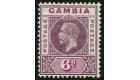SG94a. 1912 6d Dull and bright purple. Split 'A'. Superb fresh m