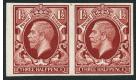SG441a. 1934 1 1/2d Red-brown. "Imperforate Pair'. Superb fresh 