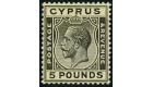 SG117a. 1928 £5 Black/yellow. Brilliant fresh U/M mint...