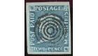 SG14. 1854 2d Blue. Intermediate Impression. Superb fine used...