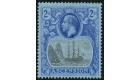 SG19c. 1924 2/- Grey-black and blue/blue. 'Cleft Rock'. Superb f