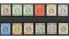 SG62-72. 1903 Set to $1. Brilliant fresh mint...