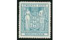 SG F204w. 1953 25/- Greenish blue. 'Watermark Inverted'. Brillia