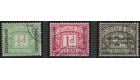 SG D1-D3. 1926 Set of 3. Superb fine used...