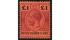 SG38. 1914 £1 Purple and black/red. Brilliant fresh U/M mint...