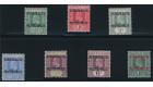 SG1-7. 1911 set of 7. Superb fresh mint...