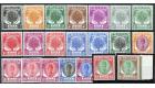 SG76-90. 1950 Set of 21. Brilliant U/M mint...