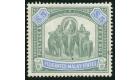 SG25a. 1900 $5 Green and pale ultramarine. Superb well centred m