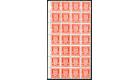 SG2a. 1941 1d Scarlet. 'Imperforate between, vertical pair'. U/M