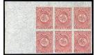 SG18.1862 4d Rose-lake. brilliant fresh U/M sheet matginal mint