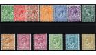 SG418-429. 1924 Set of 12 (plus 6d shade). Brilliant U/M mint...