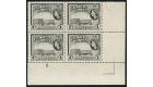 SG429a. 1968 1c Black. 'Overprint Omitted'. Brilliant fresh U/M 