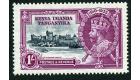 SG127l. 1935 1/- Slate and purple. Line through '0' of '1910'. U