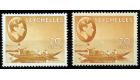 SG140ab and 140ba. 1941-42. 20c Brown-ochre. 'Handkerchief Flaw'
