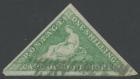 SG21. 1863 1/- Bright emerald-green. Superb fine used...