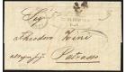 SG CC2. 1852 Entire from Corfu to Patras with Crowned-circle...