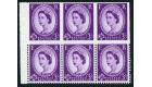 SG575lc,Wi. 1960 3d Deep lilac. Part perforated booklet pane. U/