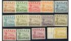 SG26B-39B. 1937 Set of 14. Brilliant fresh mint...